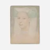 Koulbak Victor, Bride, 1993, silverpoint and watercolor on paper