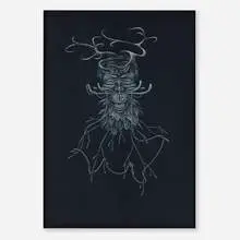 Tiffany Bozic, Mask 2, 2006, watercolor, pencil and gouache on paper