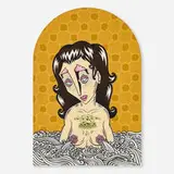 Stephan Doitschinoff, Ani Aeudora, 2005, acrylic on panel