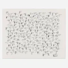 Jay Howell, Untitled (Dogs), 2006, ink on paper