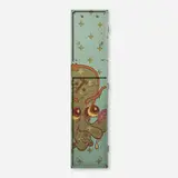Mambo, Untitled, 2000, acrylic on found steel locker door