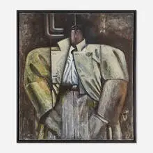 Nick de Angelis, Untitled (Man), c. 2000, oil on canvas