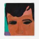 Hunt Slonem, Red Man, oil on canvas