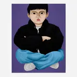Sun Kyo Park, Cross-Legged 2, 2021, acrylic on canvas