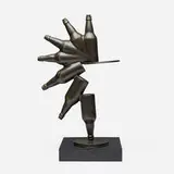 Paul Suttman, Bottles for Duchamp, bronze