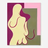 Amanda Church, Curl, 2014, oil on canvas