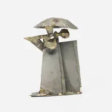 Seymour Lipton, Storm Pilot, 1984, nickel silver on Monel metal