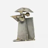 Seymour Lipton, Storm Pilot, 1984, nickel silver on Monel metal