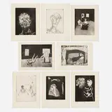 James Strombotne, 8 Illustrations for Dostoyevsky's Brothers Karamazov, 1961, collotype
