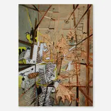 Jack Shadbolt, Untitled, 1953, mixed media on paper