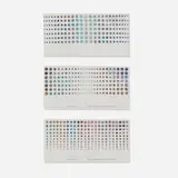 Kim Rugg, Untitled (triptych), 2009, paper collage on envelope
