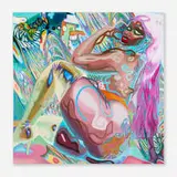 Caitlin Cherry, Wraith Stealth Leviathan (The Fibonaughti Sequence), acrylic on canvas