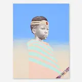 Tommy Stevens, To My Seed, ballpoint pen and acrylic on panel
