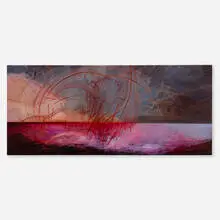Ciel Bergman, Good, Wild, Sacred #650 (Memory of Mondrian's Tree), 1989, oil on canvas
