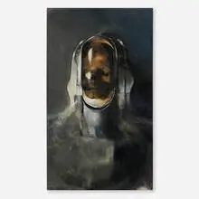 Zsolt Bodoni, Momento Morti, 2011, oil on linen