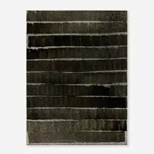 Sam Moyer, Untitled, ink on canvas laid to panel in artist's frame
