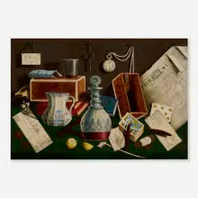 Carroll Brady, Still Life with Decanter, 1830, oil on canvas