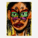 Brianna Rose Brooks, Untitled, 2020, airbrush and acrylic on paper