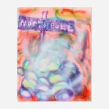 Michael Williams, Untitled, 2011, spray paint on paper