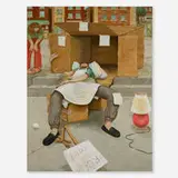 Michael Cline, Free Turn, 2008, oil on linen