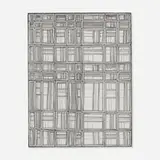 James Siena, Perpendicular Division by Two, 1998, graphite on paper