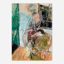 Waldemar Zimbelmann, Untitled, 2015-16, acrylic and graphite on paper
