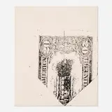 Nate Lowman, Paper Airplane, 2010, archival inkjet print on paper