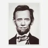 Ron English, Abraham Obama, 2008, digital print