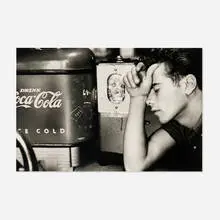 Bruce Davidson, Youth with Coke Machine (from the Brooklyn Gang series), gelatin silver print