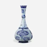 Florian Ware vase with cornflowers by William Moorcroft for James Macintyre & Co., sold Jun 2024