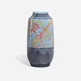 Decorated Porcelain vase with magnolia by Patti Conant for Rookwood Pottery, sold Jun 2024