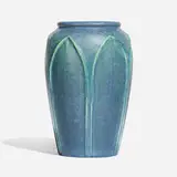 Hampshire Pottery, Vase with leaves