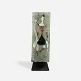 Polia Pillin, Tall vase with women and horses