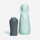 Vases, set of two by Van Briggle Pottery, glazed earthenware, sold Jun 2024