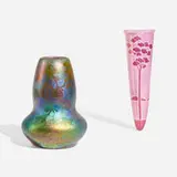 Weller Pottery, Vase and wall pocket