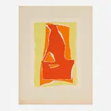 Adja Yunkers, A IV, 1972, screenprint in colors