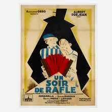 Germaine Marx, Un soir de rafle, 1931, lithograph in colors