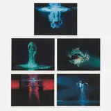 Bill Viola, Five Angels from the Millennium, offset lithograph in colors