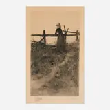 William Langson Lathrop, Alice Hirschberg (Little Bo-Peep), 1887, etching