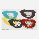 Andy Warhol, Marilyn Monroe I Love Your Kiss Forever Forever (from the One Cent Life portfolio), 1964, offset lithograph in colors