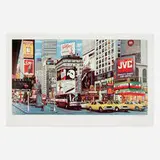 Ken Keeley, Times Square Day, 1995, screenprint in colors