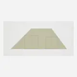 Robert Mangold, Untitled (from A Book of Silk Screen Prints — Multiple Panel Paintings portfolio), 1992, screenprint in colors on Fabriano Cotton