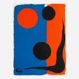 Alexander Calder, Untitled (from Derrière le miroir), 1966, lithograph in colors