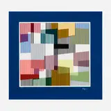 Fusion Plastic II by Yaacov Agam, screenprint in colors, sold Mar 2024