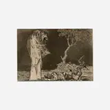 Francisco Goya, Por temor no pierdas honor (plate 2 from the Los proverbios series), etching and aquatint on wove paper