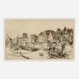 James Abbott McNeill Whistler, The Adam and Eve, Old Chelsea (second state)
