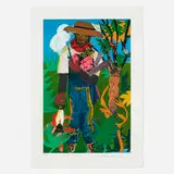 Romare Bearden, The Lantern, 1979, lithograph in colors