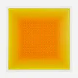 Yellow Filtration by Julian Stanczak, 1979, screenprint in colors on Somerset paper, sold Mar 2024