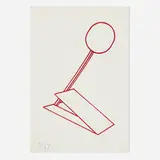 Claes Oldenburg, Untitled (from the Stamped Indelibly portfolio), 1967, rubber stamp on BFK Rives