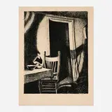 Wanda Gág, Lamplight, 1929, lithograph